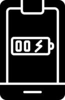Battery Running Low Notification vector