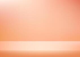 Orange studio background. Space for selling products on the website. Template mock up for display of product. illustration. vector