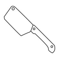 knife icon over white background, flat design, illustration. web icon. vector