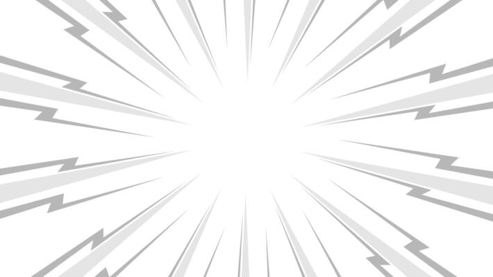 abstract grey comic exploding lines on white background