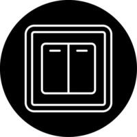 Multi Function Power Control Buttons Circle Inverted vector