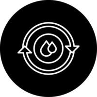 Global Sustainability and Resource Conservation Circle Inverted vector