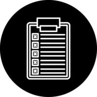 Financial Need Assessment Checklist Circle Inverted vector