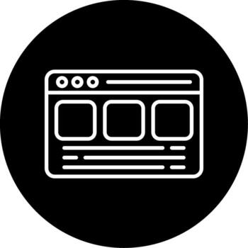 Full Stack Development Workflow Circle Inverted vector