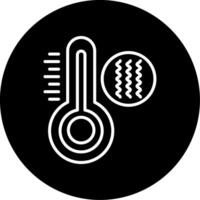 Severe and Unstable Weather Conditions Circle Inverted vector