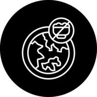 Severe Hunger and Famine Response Circle Inverted vector
