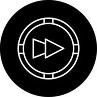 Forward Email Message Circle Inverted vector