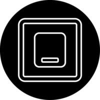 Dual Mode Power On Off Switch Circle Inverted vector
