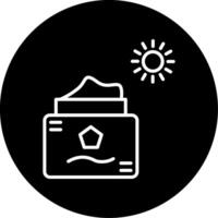 Broad Spectrum SPF Sunscreen Circle Inverted vector