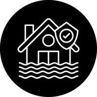 Natural Disaster Property Insurance Coverage Circle Inverted vector