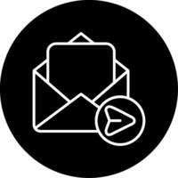 Send Email Now Circle Inverted vector