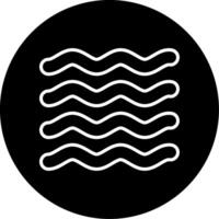 Massive Oceanic Wave Surge Circle Inverted vector