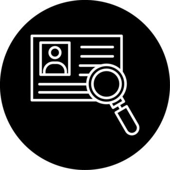 antecedentes cheque procedimiento circulo invertido vector