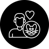 Daycare Business Owner Icon Circle Inverted vector