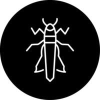 Swarming Desert Locust Circle Inverted vector