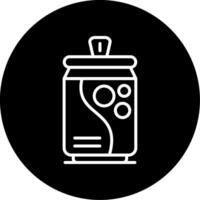 Refreshing Cold Soft Drink Cup Circle Inverted vector