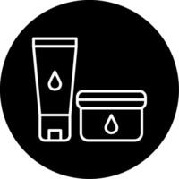 Daily Skincare Routine Essentials Circle Inverted vector