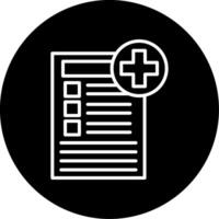 Add New Task Functionality Icon Circle Inverted vector