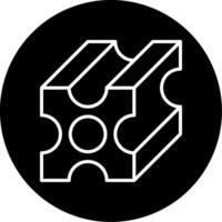 Heavy Structure Steel Beam Circle Inverted vector