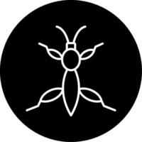 Leaf Shaped Forest Insect Circle Inverted vector