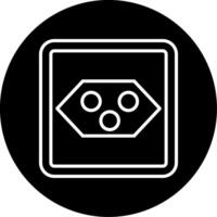 Type J Swiss Socket Plug Circle Inverted vector
