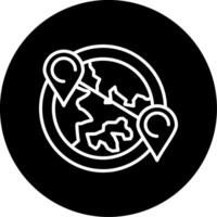 Global Refugee Relief Program Circle Inverted vector