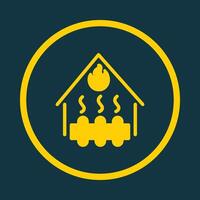 Heating System trendy art design lovely amazing design colorful useful illustration vector