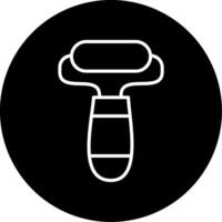 Jade Face Roller Tool Circle Inverted vector