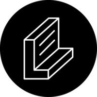 Reinforced Base Steel Beam Circle Inverted vector