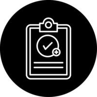 Scheduled Task Reminder Circle Inverted vector