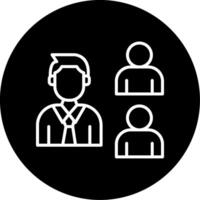 Corporate Organization Structure Circle Inverted vector