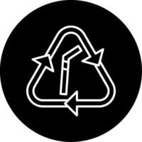 Choose Reusables Skip the Straw Design Circle Inverted vector
