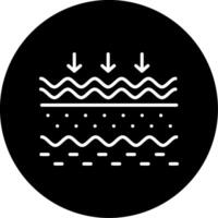 Visible Wrinkle Formation Circle Inverted vector