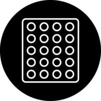 Structural Steel Column Circle Inverted vector