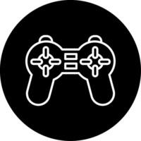 Gaming Console Gamepad Controller Circle Inverted vector