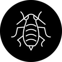 Sap Sucking Aphid Circle Inverted vector
