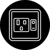 Voltage Controlled Utility Plug Circle Inverted vector