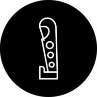 Emergency Lockable Rescue Key Circle Inverted vector