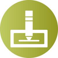 Edit Face Gradient Circle Icon vector