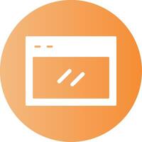 Website Face Gradient Circle Icon vector