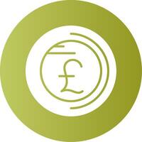 Pound sign Gradient Circle Icon vector