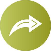 Share Gradient Circle Icon vector