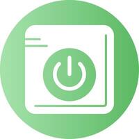 Power Gradient Circle Icon vector