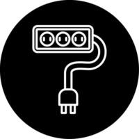 Modular Socket Base Connector Circle Inverted vector
