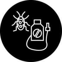 Pest Control Spray Services Circle Inverted vector