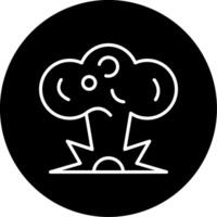 Nuclear Disaster Humanitarian Response Circle Inverted vector
