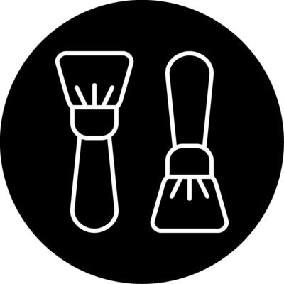 Beauty Brushes Kit Set Circle Inverted