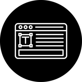 estructurado sitio web mapa del sitio diseño circulo invertido vector