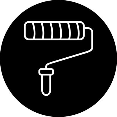 Wall Painting Roller Tool Circle Inverted