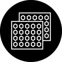 Brushed Texture Steel Plate Circle Inverted vector